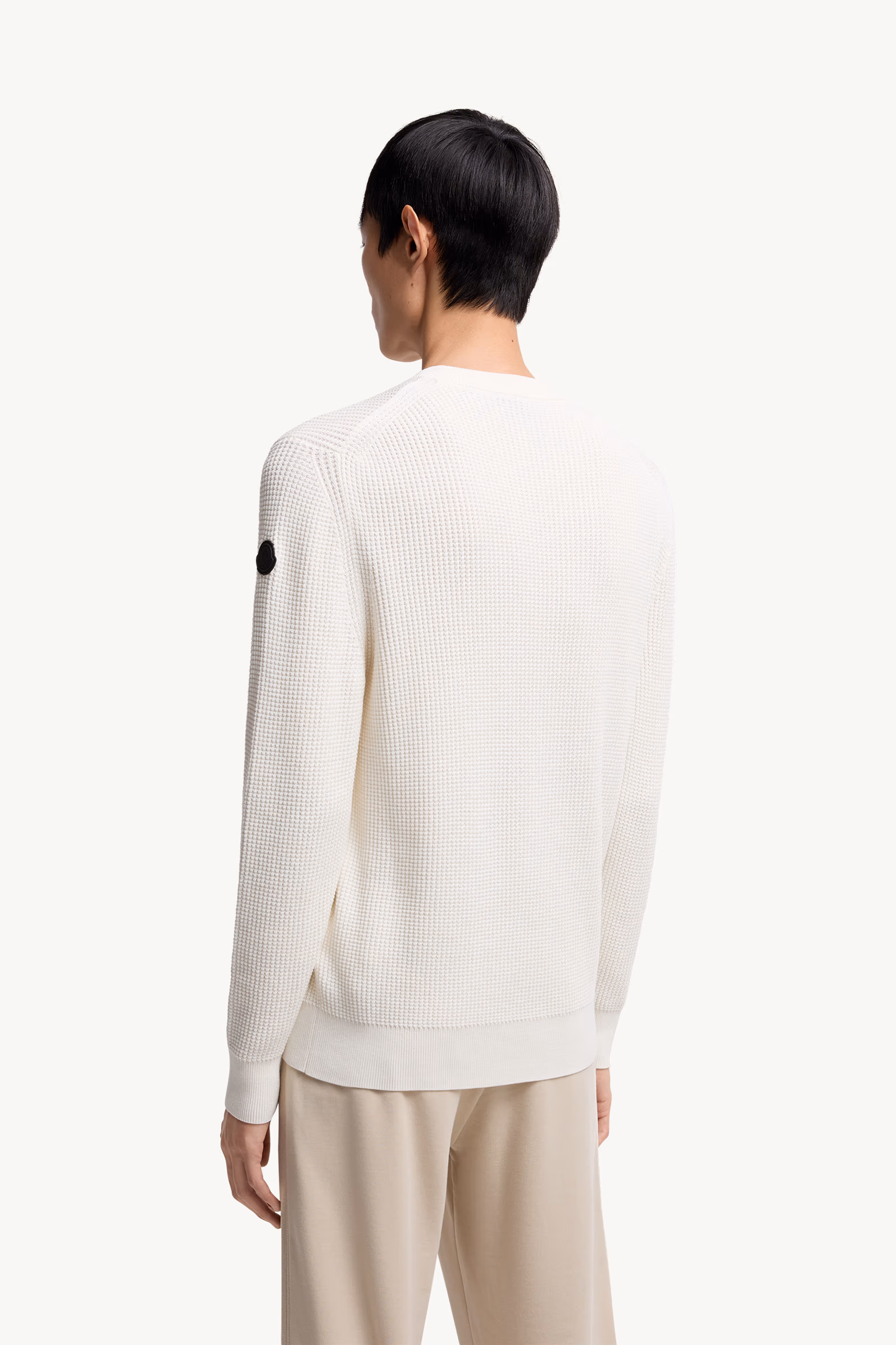 Cotton Sweater Men White Moncler 5